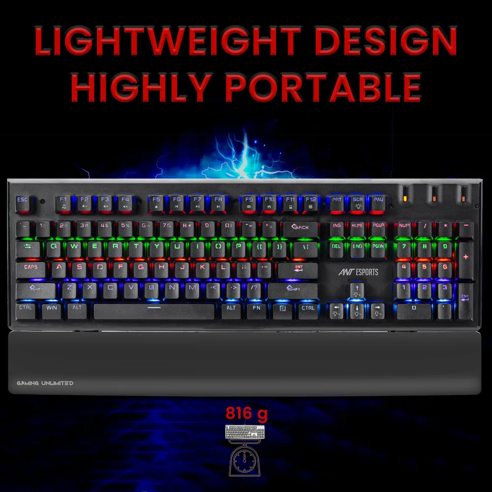 Ant Esports Mechanical USB Gaming Keyboard MK3500 view 5